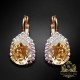Komplekts sievietēm „Debesu Piliens III (Golden Shadow)“ ar Swarovski® kristāliem