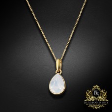 Kulons „Crystal Drop (White Opal)“ ar Swarovski® kristāliem