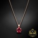 Kulons „Junona (Ruby)“ ar Swarovski™ kristāliem