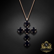 Kulons „Uni (Jet)“ ar Swarovski® kristāliem