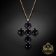 Kulons „Uni (Jet)“ ar Swarovski® kristāliem