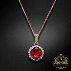Kulons „Glare III (Scarlet)“ ar Swarovski® kristāliem