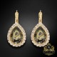 Komplekts sievietēm „Debesu Piliens (Gold Patina)“ ar Swarovski® kristāliem