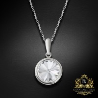 Серебряный кулон «Кларис» с кристаллами Swarovski™