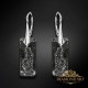 Sudraba komplekts „Augošais Kristāls II (Silver Night)“ ar Swarovski™ kristāliem