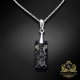 Sudraba komplekts „Augošais Kristāls II (Silver Night)“ ar Swarovski™ kristāliem