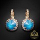 Komplekts „Klaris VII (Azure Blue)“ ar Swarovski™ kristāliem