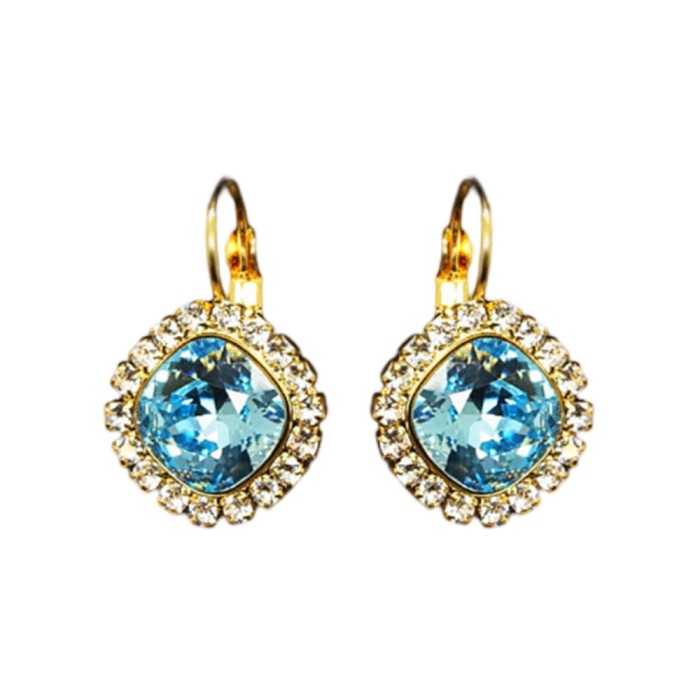Komplekts „Apžilbinošs Spīdums III (Aqua)“ ar Swarovski™ kristāliem