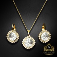 Komplekts sievietēm „Žilbinošais Mirdzums III“ ar Swarovski® kristāliem