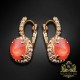 Komplekts sievietēm „Clarice VII (Light Coral)“ ar Swarovski® kristāliem