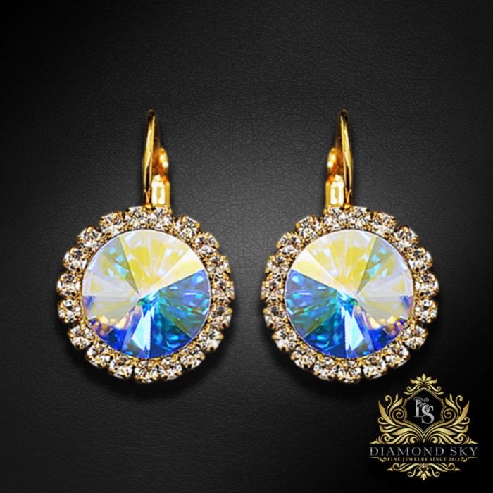 Komplekts sievietēm „Clarice (Aurora Borealis)“ ar Swarovski® kristāliem
