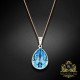 Komplekts „Kristāla Lāse II (Aquamarine Blue)“ ar Swarovski™ kristāliem