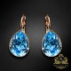 Komplekts „Kristāla Lāse II (Aquamarine Blue)“ ar Swarovski™ kristāliem