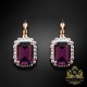 Komplekts sievietēm „Lourdes (Amethyst)“ ar Swarovski® kristāliem