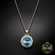 Komplekts „Apžilbinošs Spīdums III (Aquamarine Blue)“ ar Swarovski™ kristāliem