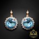 Komplekts „Apžilbinošs Spīdums III (Aquamarine Blue)“ ar Swarovski™ kristāliem