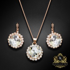 Komplekts sievietēm „Žilbinošais Mirdzums III“ ar Swarovski® kristāliem
