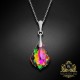 Sudraba komplekts sievietēm „Baroks IV (Vitrail Medium)“ ar Swarovski® kristāliem