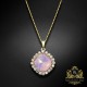 Komplekts „Apžilbinošs Spīdums III (Rose Water Opal)“ ar Swarovski™ kristāliem
