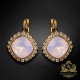 Komplekts „Apžilbinošs Spīdums III (Rose Water Opal)“ ar Swarovski™ kristāliem
