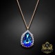 Komplekts sievietēm „Debesu Piliens III (Bermuda Blue)“ ar Swarovski® kristāliem