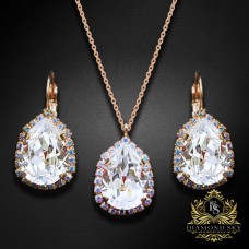 Komplekts sievietēm „Debesu Piliens III“ ar Swarovski® kristāliem