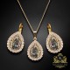 Komplekts „Debesu Piliens (Rose Patina)“ ar Swarovski™ kristāliem