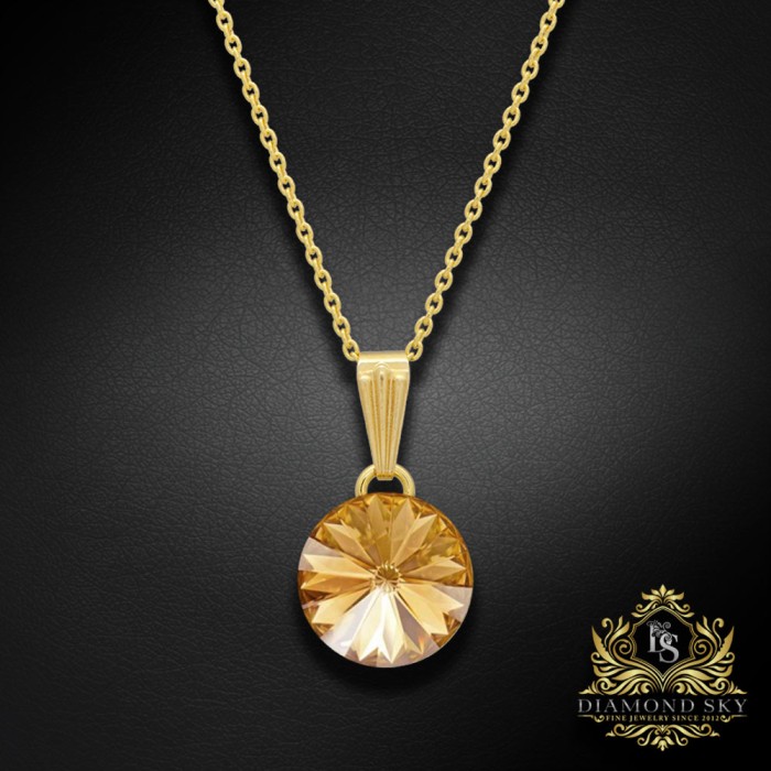 Komplekts sievietēm „Clarice II (Golden Shadow)“ ar Swarovski® kristāliem