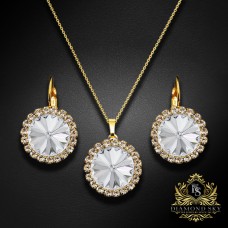 Komplekts sievietēm „Clarice“ ar Swarovski® kristāliem