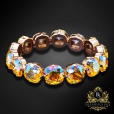 Aproce „Žilbinošais Mirdzums“ ar Swarovski™ kristāliem