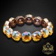 Aproce „Žilbinošais Mirdzums“ ar Swarovski™ kristāliem