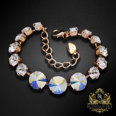 Aproce „Varavīksne II“ ar Swarovski™ kristāliem