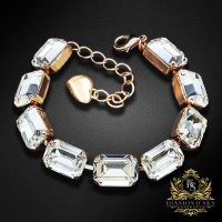 Bracelet “Radiance” embellished with Crystals by Swarovski®