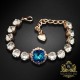 Aproce „Žilbinošais Mirdzums III“ ar Swarovski™ kristāliem