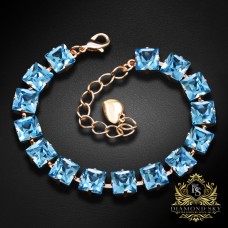 Aproce „Princese (Aquamarine Blue)“ ar Swarovski™ kristāliem
