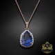 Kulons „Celestial Drop III (Reinvented Dark Sapphire)“ ar Swarovski® kristāliem