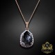 Kulons „Celestial Drop III (Graphite)“ ar Swarovski® kristāliem