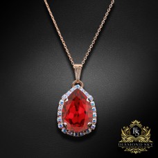 Kulons „Celestial Drop III (Scarlet)“ ar Swarovski® kristāliem
