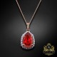 Kulons „Celestial Drop III (Scarlet)“ ar Swarovski® kristāliem