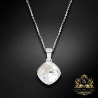Sudraba kulons „Glare II“ ar Swarovski® kristāliem
