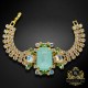 Aproce „Aurora (Soft Mint Ignite / Moonlight / Reinvented Peridot / Aurora Boreale)“ ar Swarovski™ kristāliem