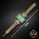 Aproce „Aurora (Soft Mint Ignite / Moonlight / Reinvented Peridot / Aurora Boreale)“ ar Swarovski™ kristāliem