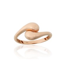 Sarkanā zelta 585° gredzens „Saplūsme“