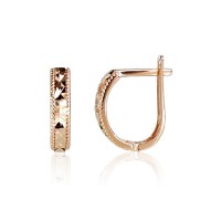 14K Red Gold Earrings “Monroe VI”