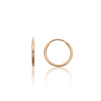 Серьги из красного золота 585 пробы «Менора»