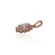 14K Red Gold Cubic Zirconia Pendant “Ferro”