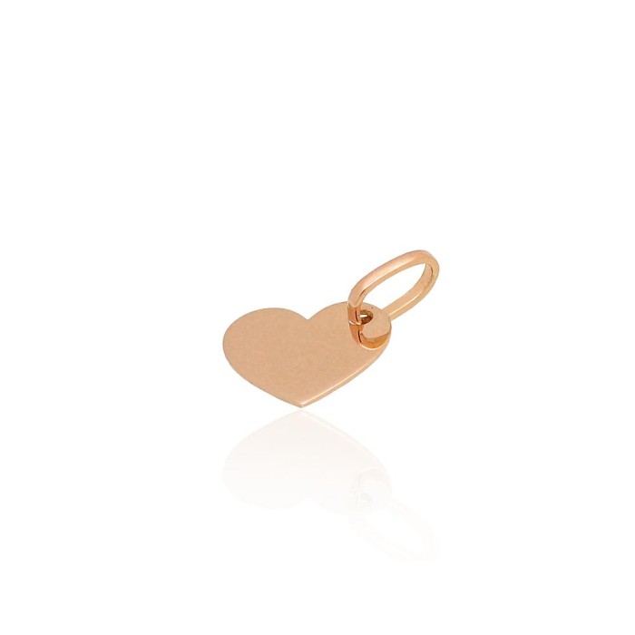 14K Red Gold Pendant “Golden Heart”