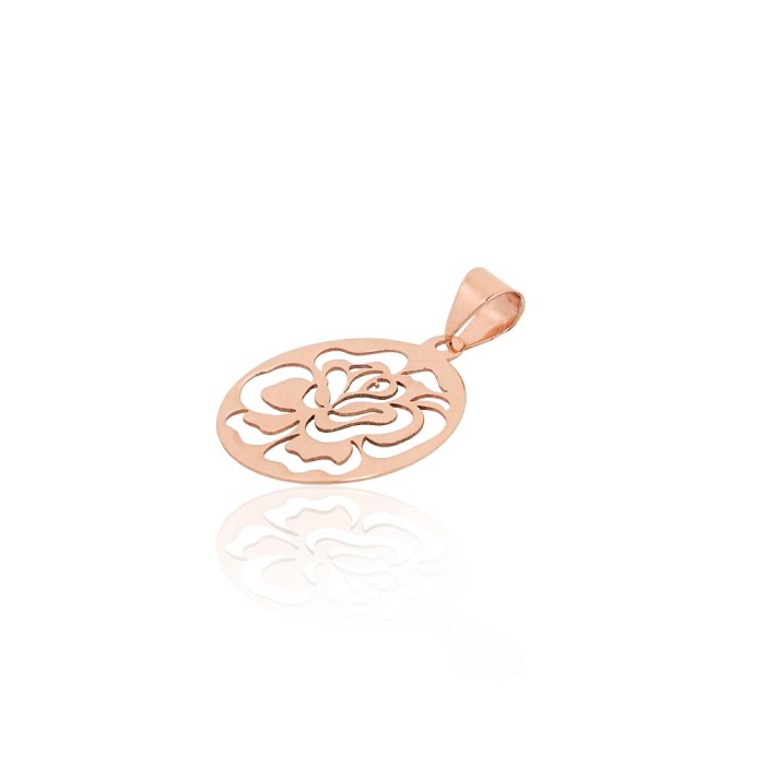 Sarkanā zelta 585° kulons „Zelta Roze II“