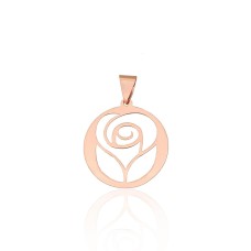 Sarkanā zelta 585° kulons „Zelta Roze III“