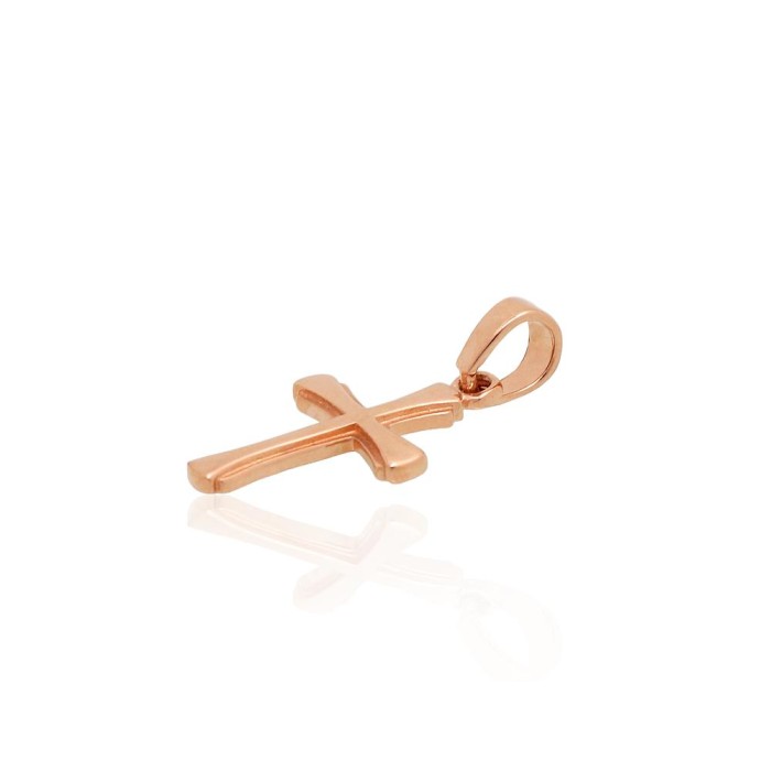 Sarkanā zelta 585° krustiņš „Klasika Gold“